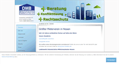 Desktop Screenshot of mieterschutzverein-frankfurt.de